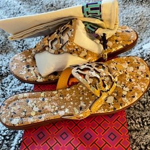 New Tory Burch Confetti Cork sandals woman’s size 8
